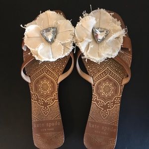 Kate spade summer flat sandal like new